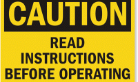 How to read the instruction